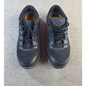 Keen Utility Shoes Steel Toe KonnectFit Work Hiking Black‎ Blue Mens Size 8.5EE